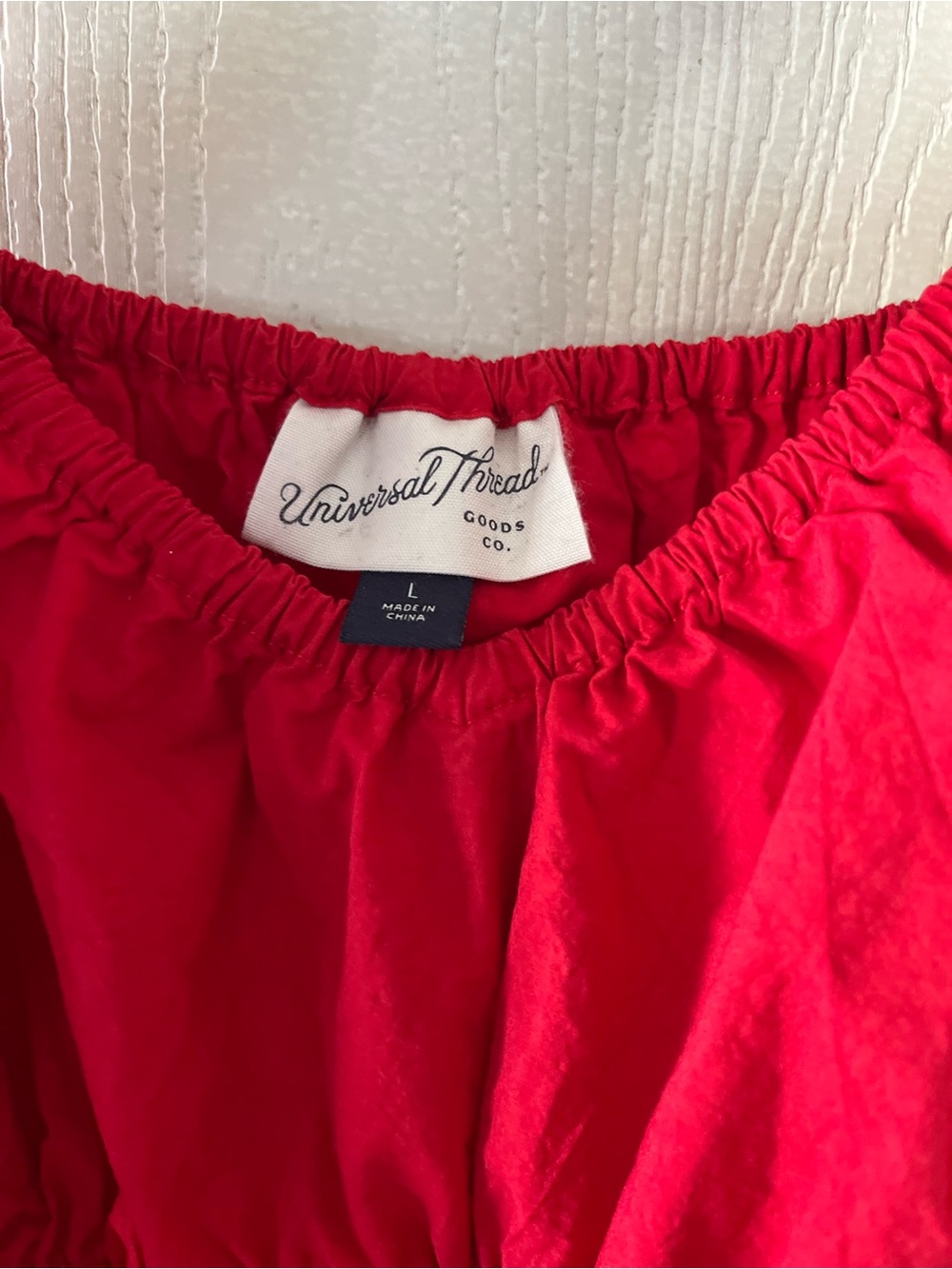 Universal Thread Bright Red Ruffle Strap Sundress - Picture 2 of 2